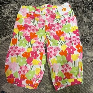 Gymboree Floral Capri Pants NWT (2012)